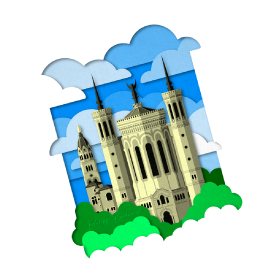 Illustration de la basilique de Fourvière