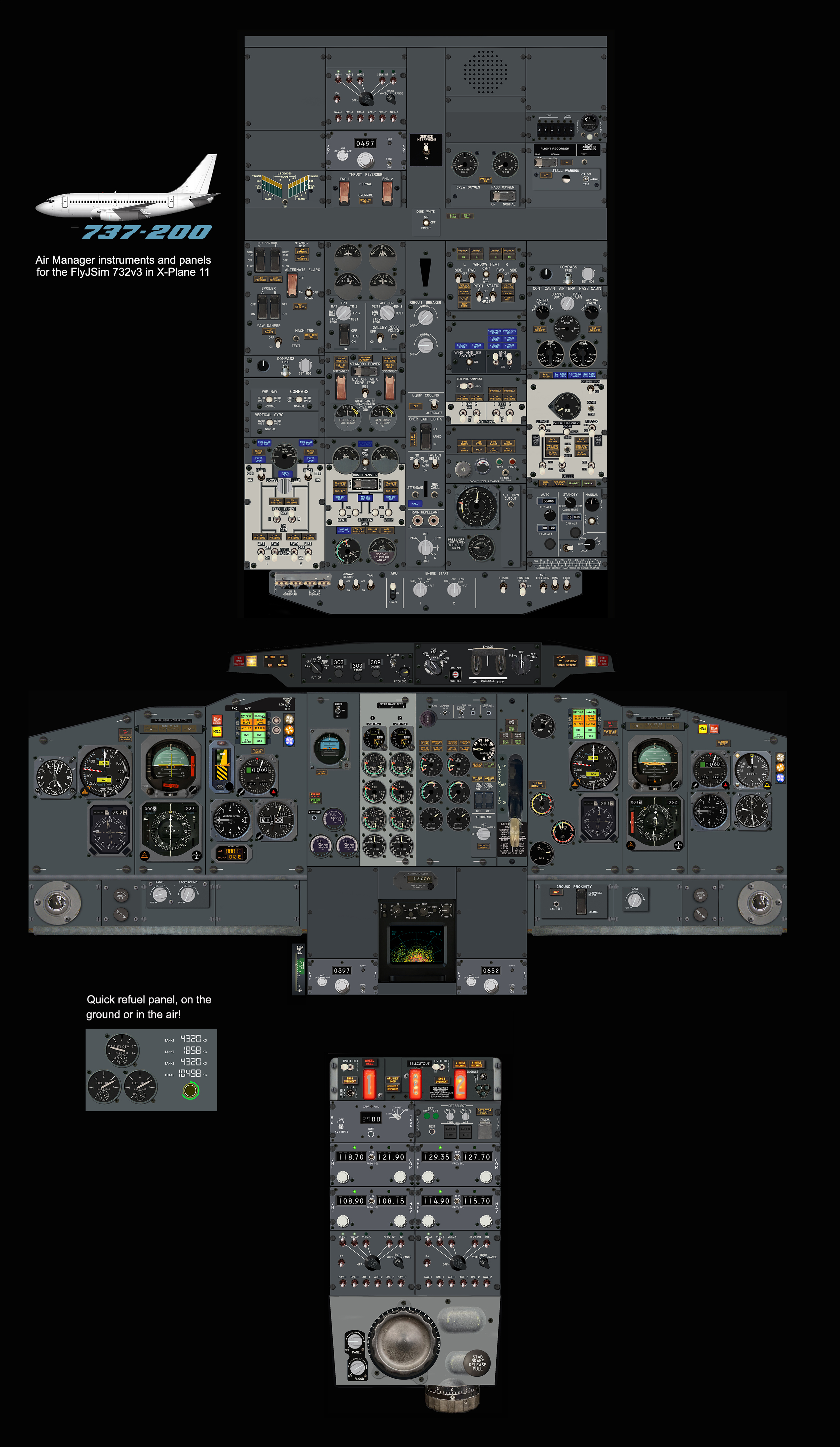 Updated 737-200 panels