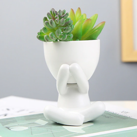 Maceta decorativa 10cm, cerámica