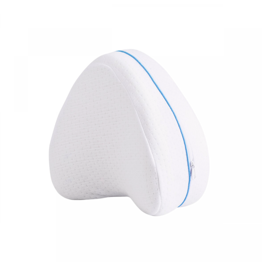 Almohada ergonómica para piernas y rodillas blanco, 24x22x13cm