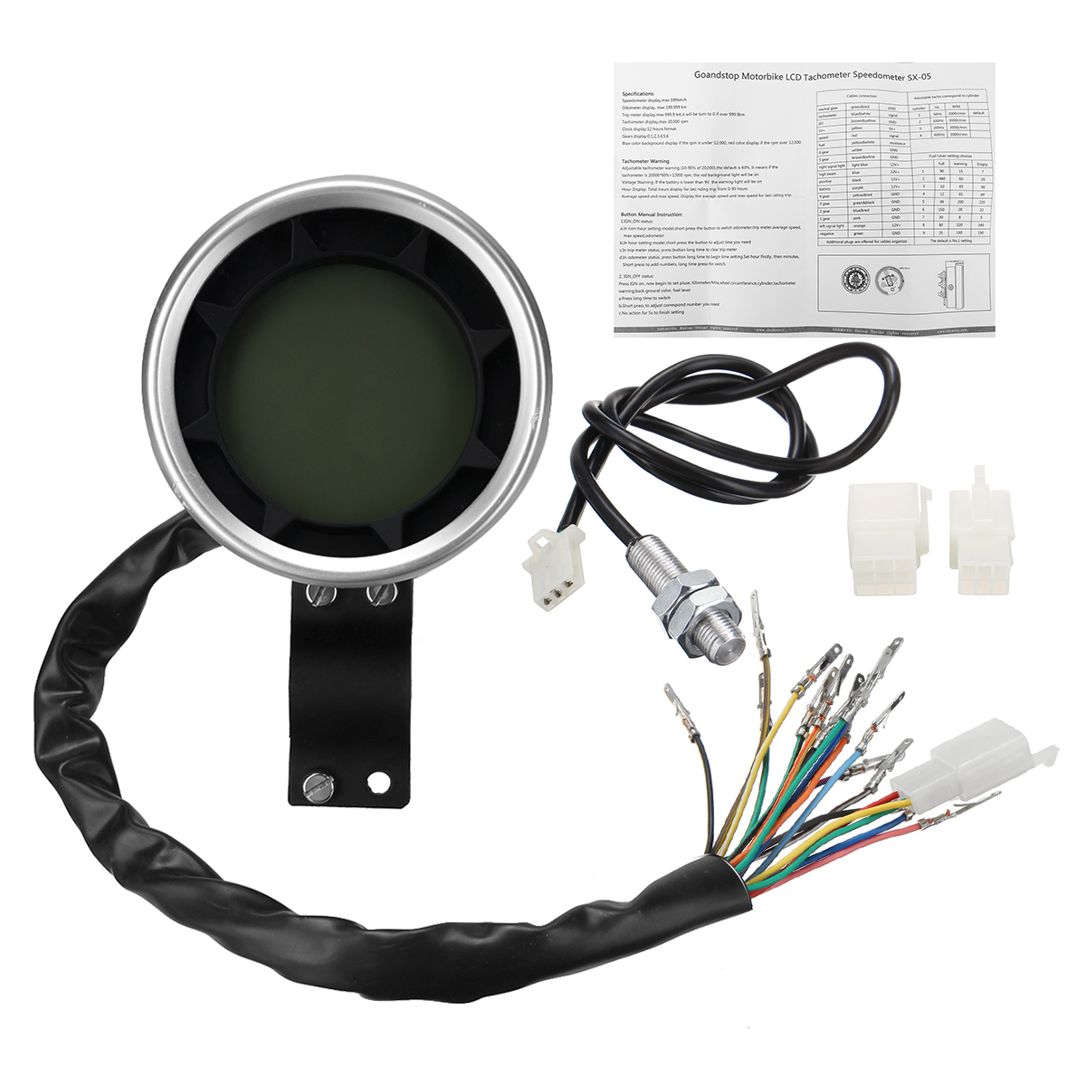 Other Parts & Accessories - 20000RPM Motorcycle Digital ...