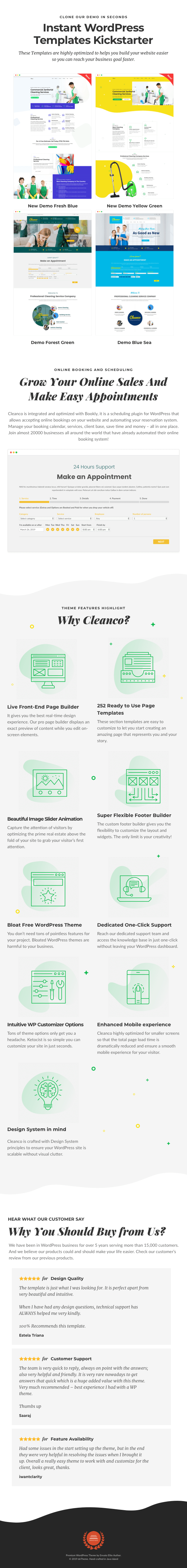 Cleanco - Cleaning Service Company WordPress Theme - 1