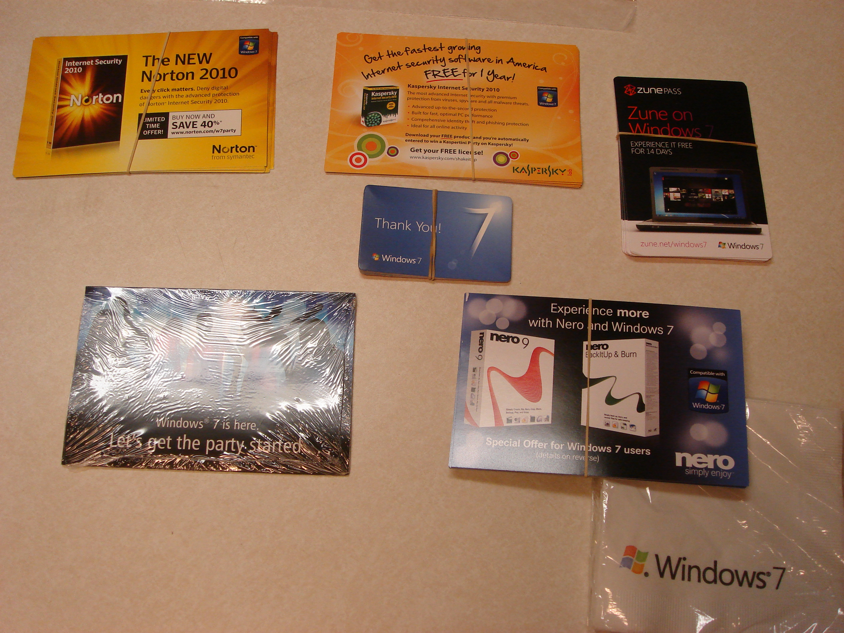 Windows 7 Promotional Offers