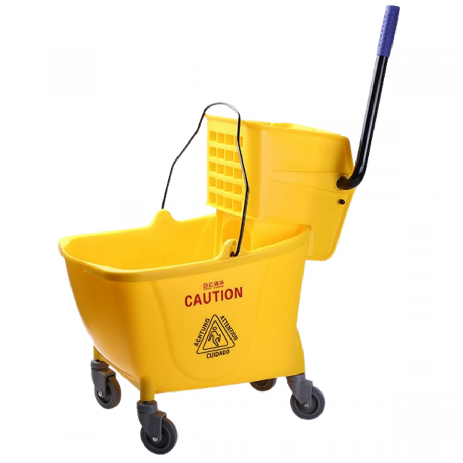 Carrito de limpieza con escurridor 32 litros