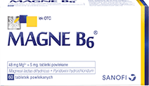 Lek Magne B6 60 tabletek do kupienia w aptece Melissa na niedobór magnezu - objawy: kołatanie serca, skurcze mięśni