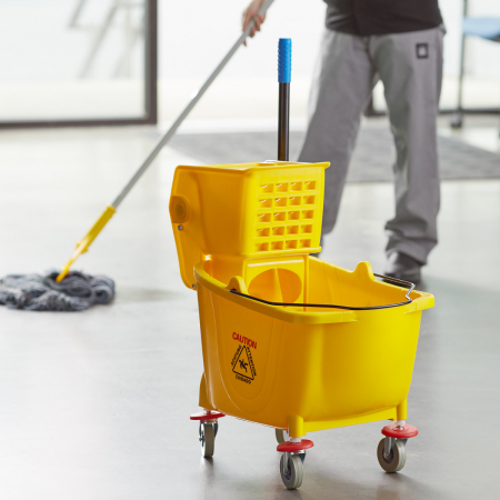 Carrito de limpieza con escurridor 32 litros