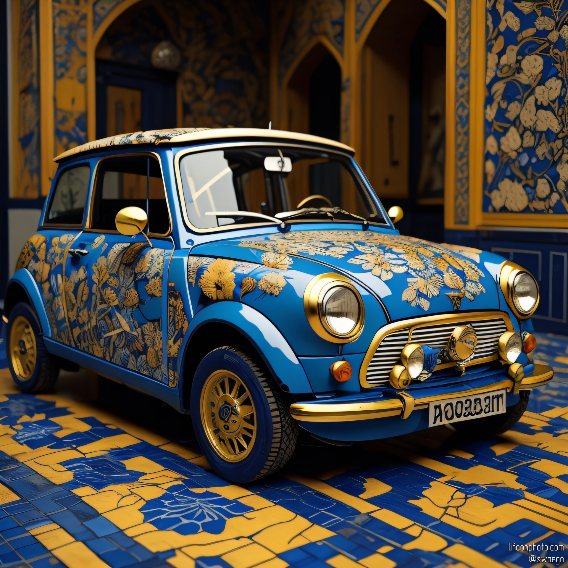 Расписные автомобили (AI)