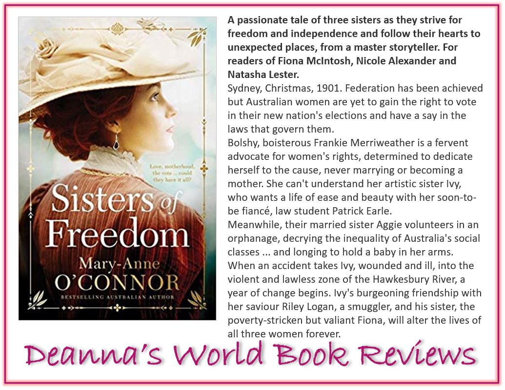 Sisters of Freedom by Mary-Anne O'Connor blurb