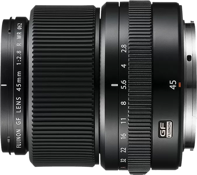 FUJIFILM GF 45mm f/2.8 R WR Lens Retail Pack