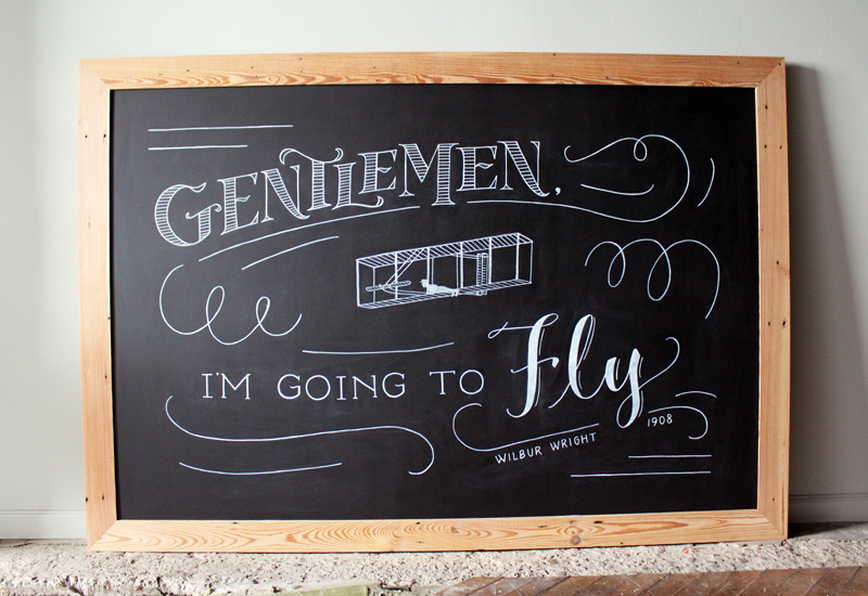 Wilbur Wright Chalkboard Chalkboard