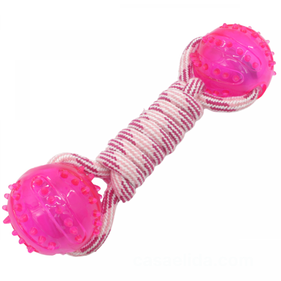 Juguete para mascota fucsia, 25cm