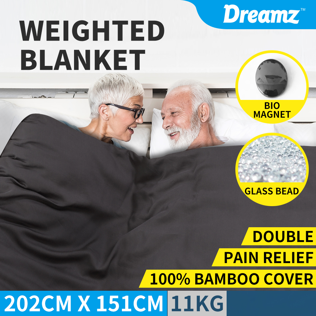 DreamZ Weighted Blanket Heavy Gravity Deep Relax Bamboo Adults Kids 5/7