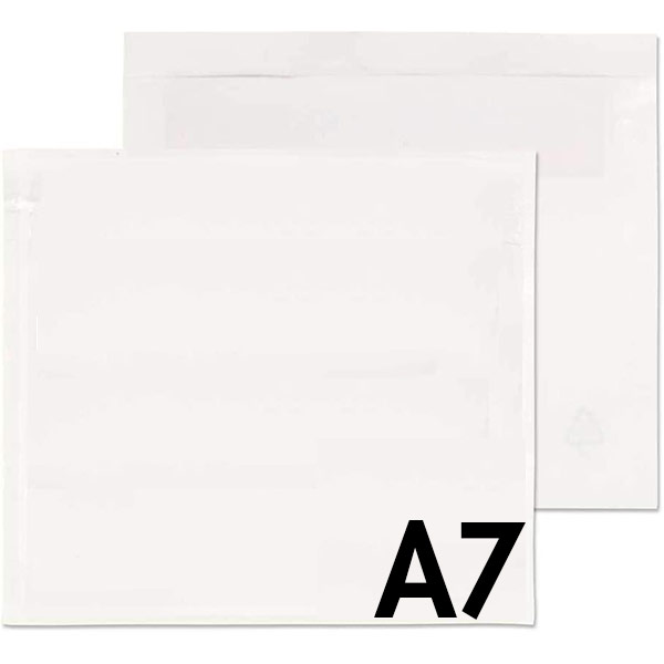 Doc Enclosed Printed Plain Package Window Adhesive Wallet A4,5,6,7 1000 500 - Picture 9 of 13