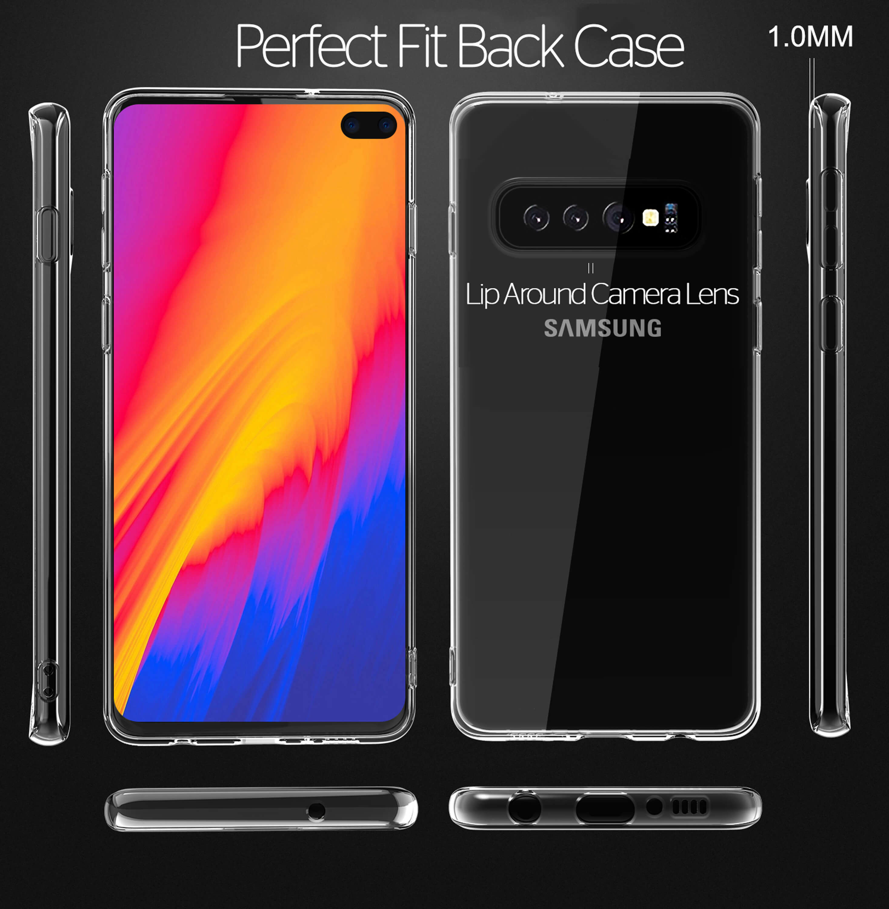 thumbnail 28 - For Samsung Galaxy S7 S8 S9 Case Shockproof Silicone Protective Clear Gel Cover