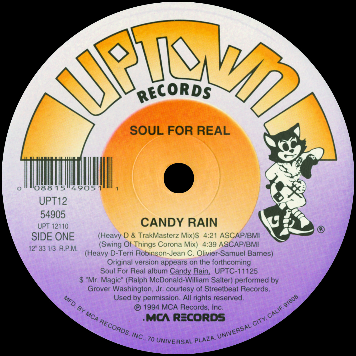 Soul For Real ft Heavy D - Candy Rain (Heavy D & TrakMasterz Mix)