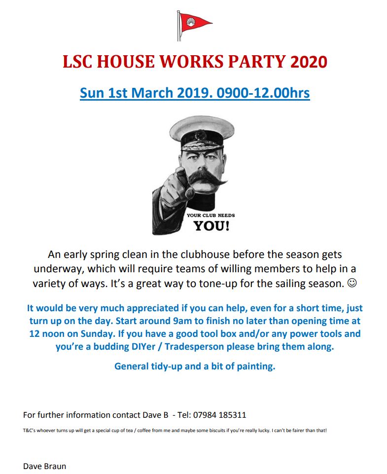 LSC HOUSE WORKS PARTY 2020
