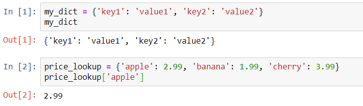 Dict Declaration In Python