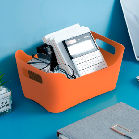 Caja organizadora  anaranjado, 12x29.5x20.5cm