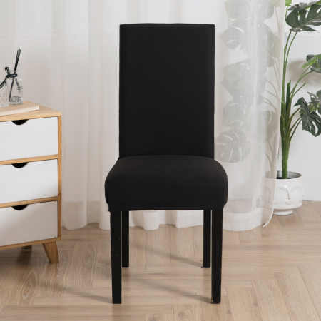 Funda para silla ajustable poliéster, negro