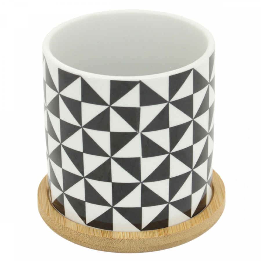 Mini maceta 8x7.5xØ7.5cm, cerámica