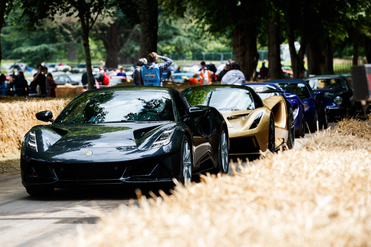 Striking new Lotus Emira wows crowds at Goodwood Festival of Speed