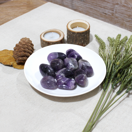 Piedra amatista oval morado, 3~5cm