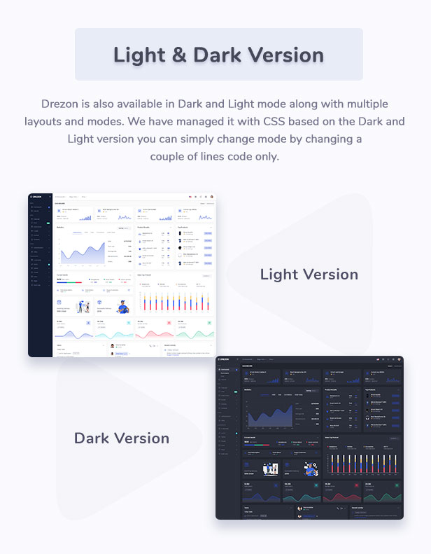 Drezon - HTML & Laravel Admin Dashboard Template - 2
