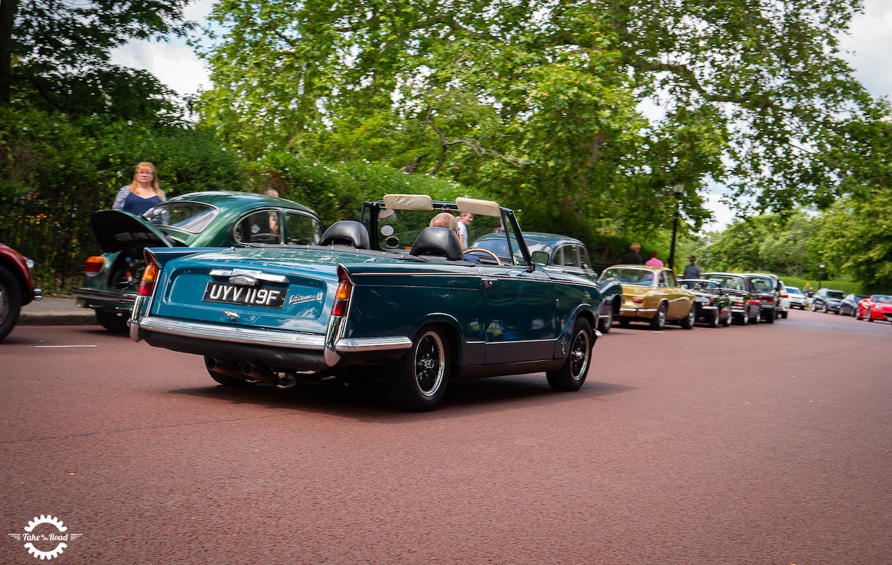 Waterloo Classics stages protest drive through central London