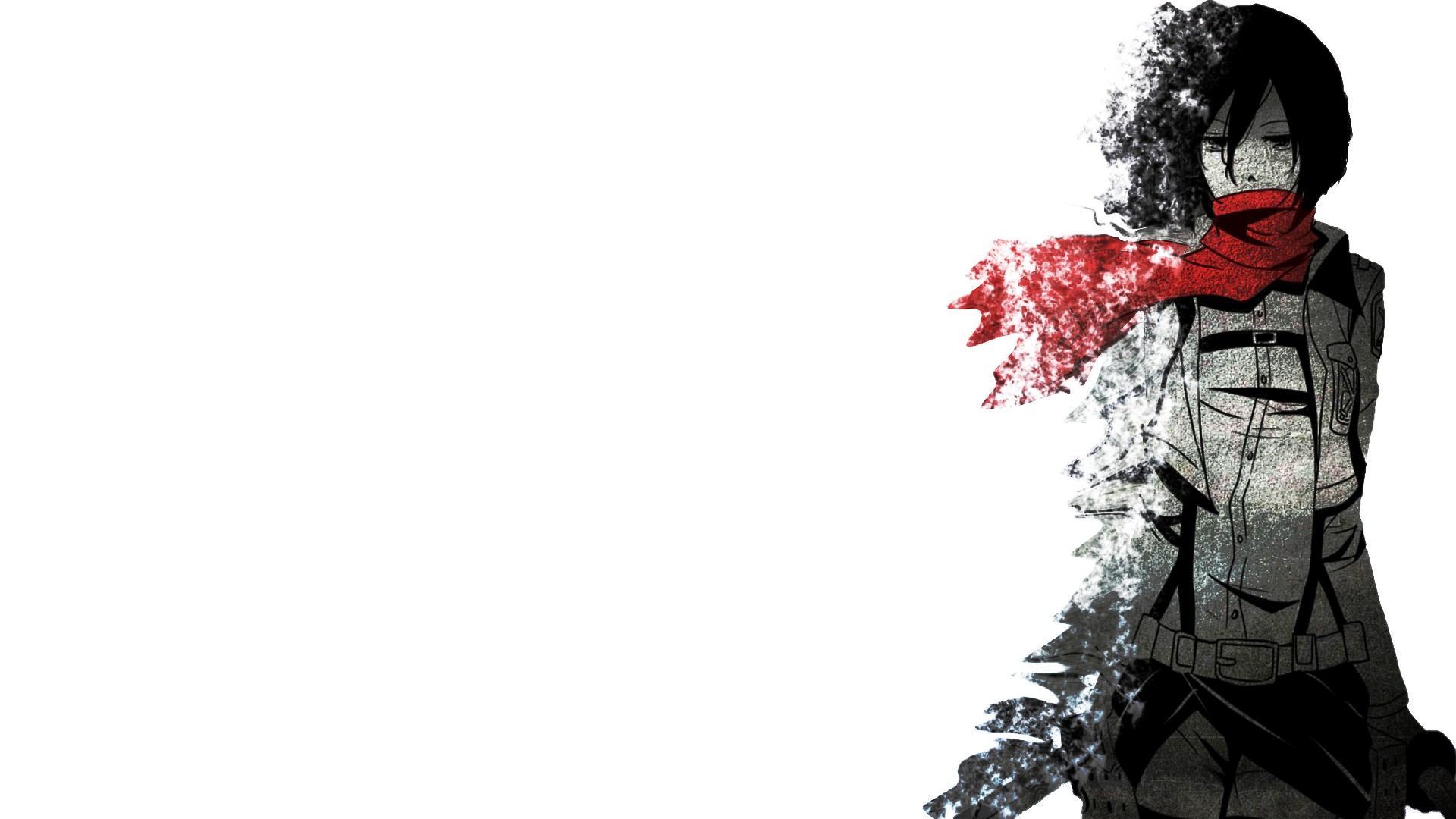Wallpaper Attack On Titan 207 Mikasa Ackerman, Shingeki no Kyojin, anime girls