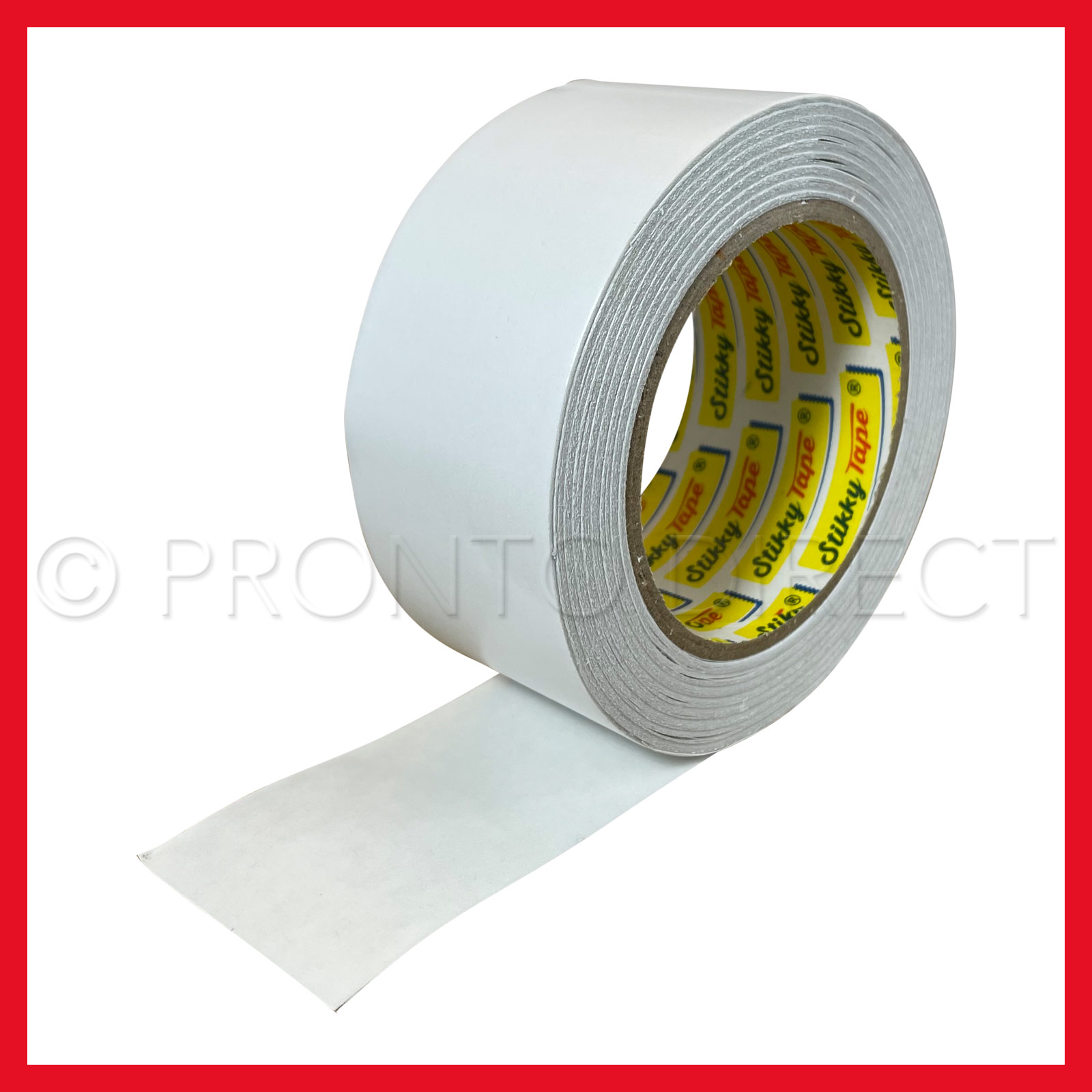 Double Sided Tape Clear Sticky DIY Strong Craft Adhesive 12mm 25mm 50mm 33M REEL - Picture 9 of 10