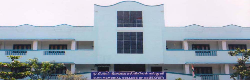 O.P.R. Memorial College of Education, Cuddalore Image