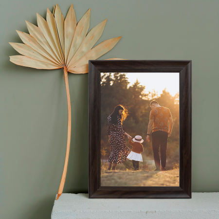 Marco foto café, 35x26cm, madera mdf