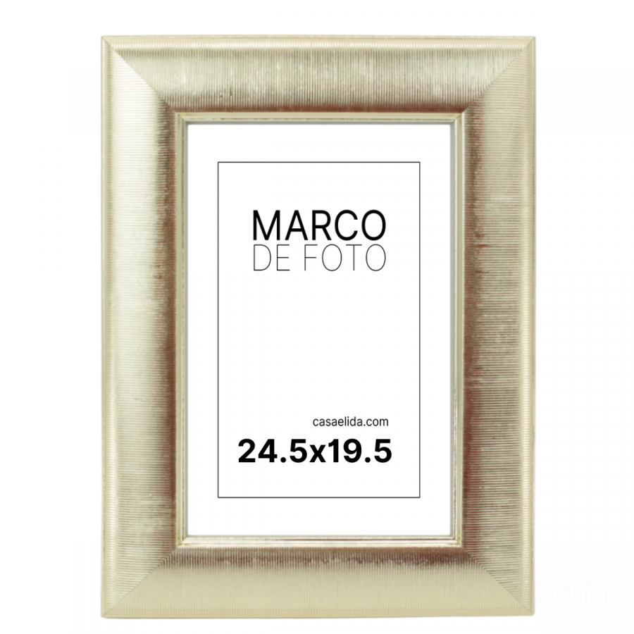 Marco de foto dorado, 30.5x25.5cm, pvc