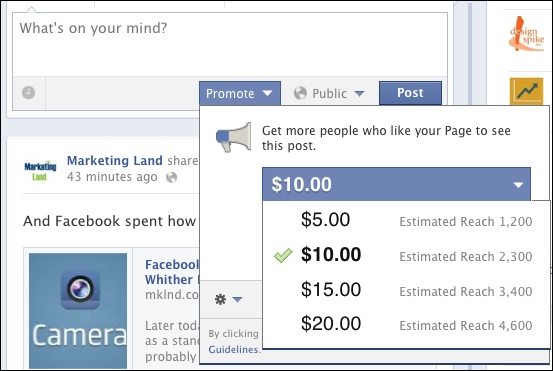 budget facebook