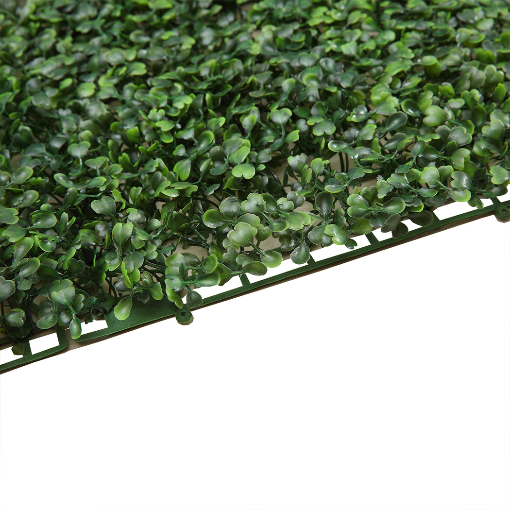 Marlow 10x Artificial Hedge Grass Boxwood Garden Green Wall Mat Fence Outdoor