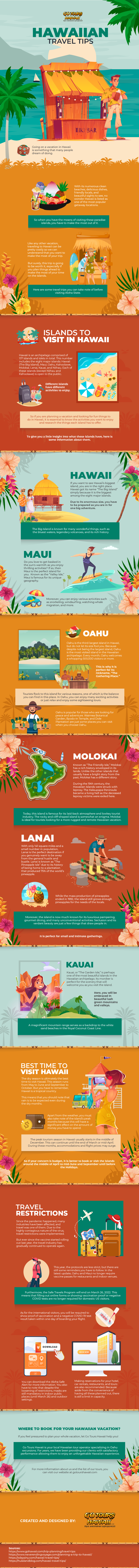 Hawaiian Travel Tips - Infographic ImageGR541e