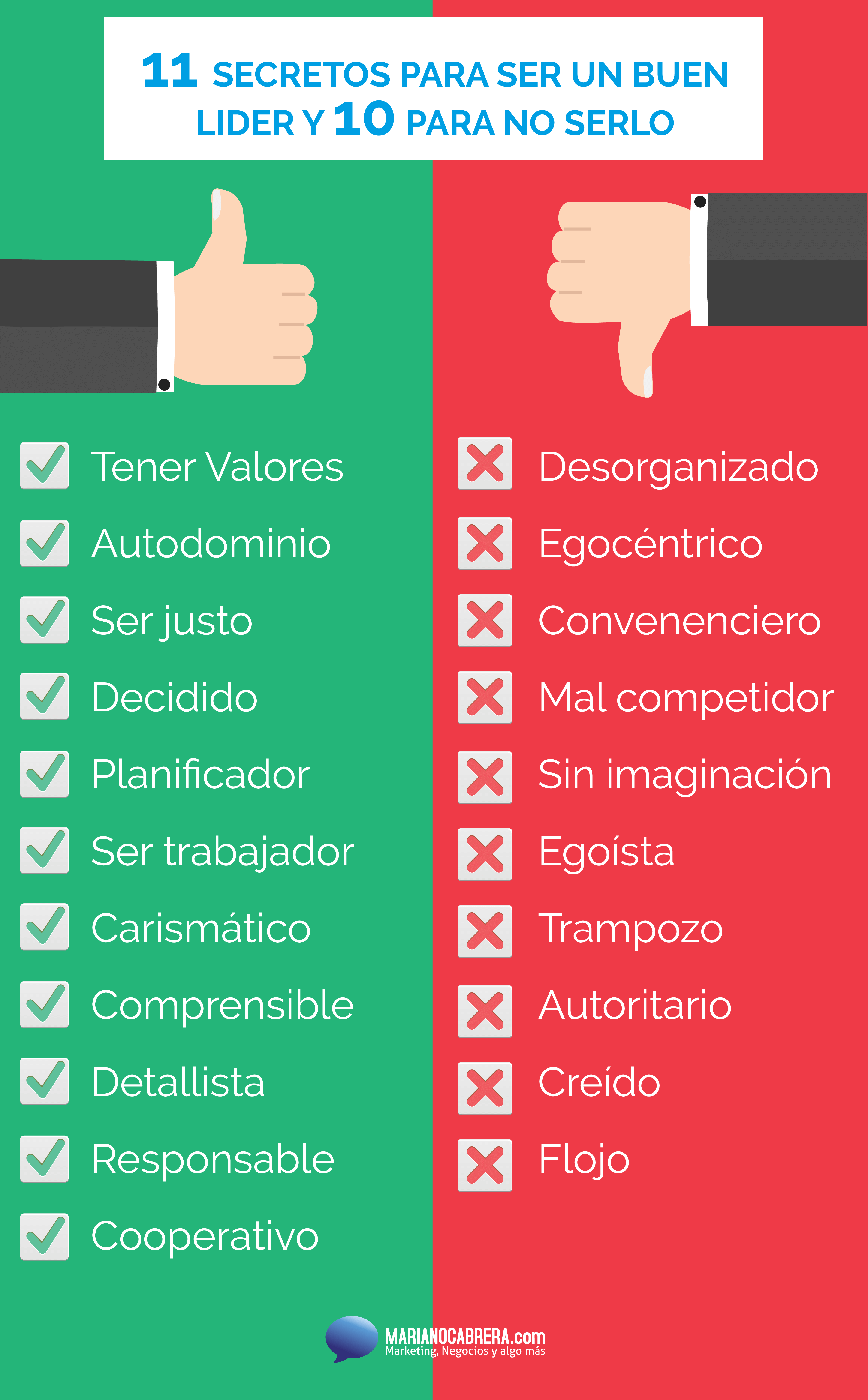 11 Secretos Para Ser Un Buen Líder Y 10 Para No Serlo