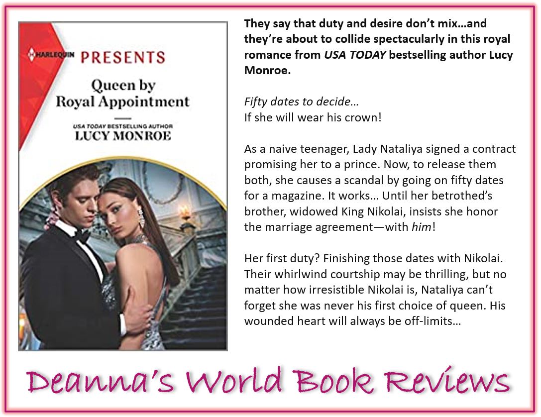 Queen By Royal Appointment by Lucy Monroe blurb