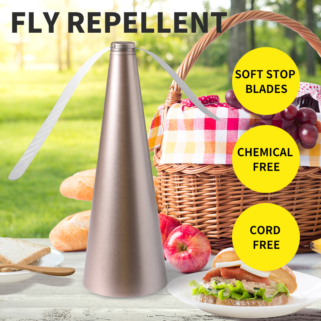 Fly Free Entertaining Chemical Fly Trap Repellent Fly Fan Indoor