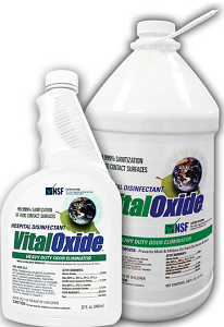 Amostras VitalOxide - Produto  desinfetante - (internacional) Vital