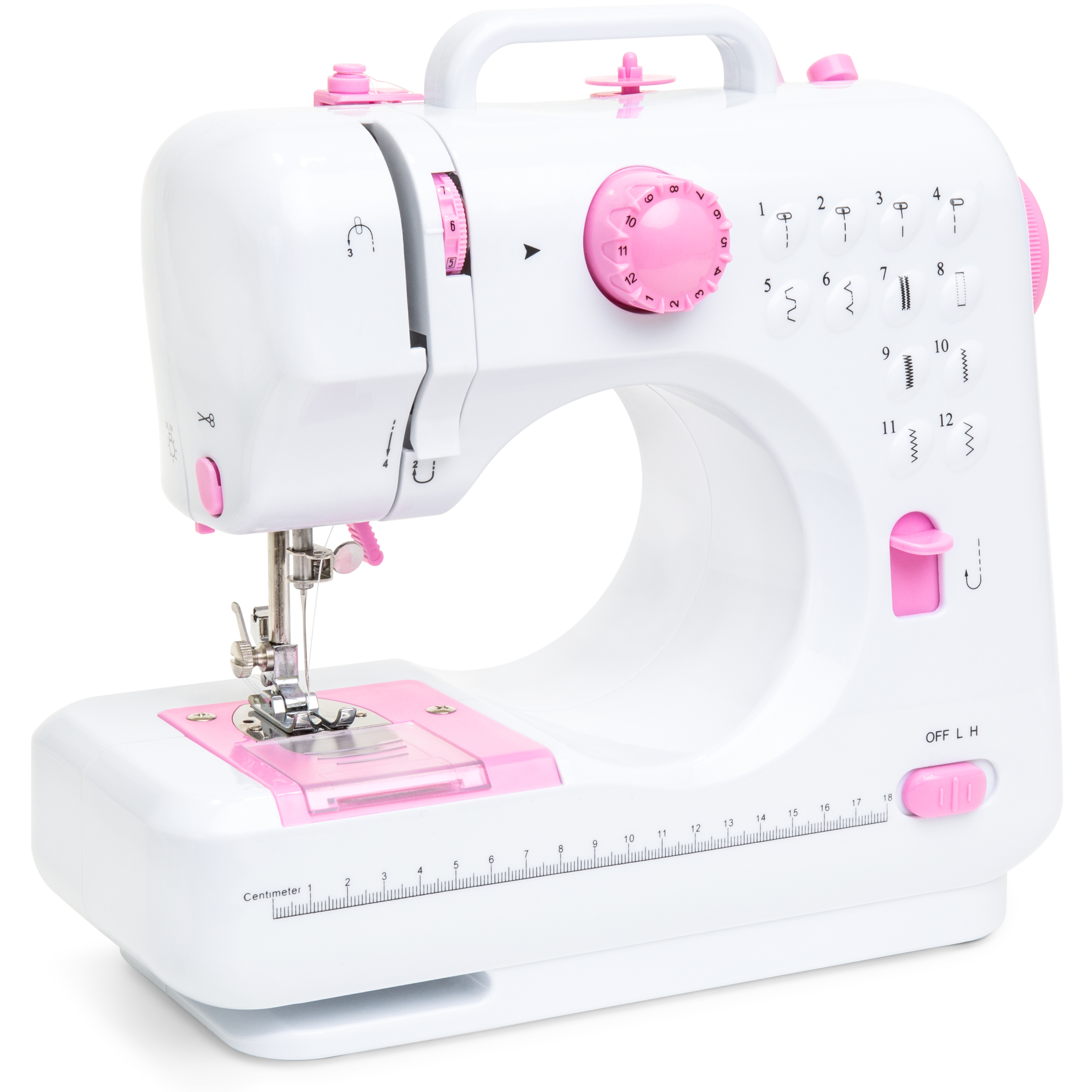 BCP 6V Compact Foot Pedal Sewing Machine w/ 12 Stitch Patterns eBay