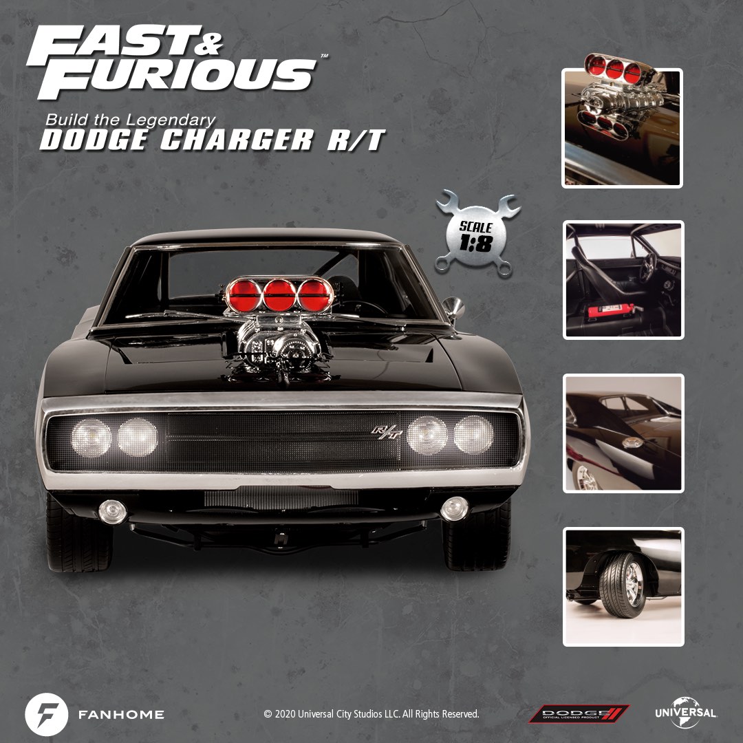 Building Doms Dodge Charger R/T de The Fast & Furious