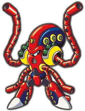 Capcom's official artwork for Launch Octopus.