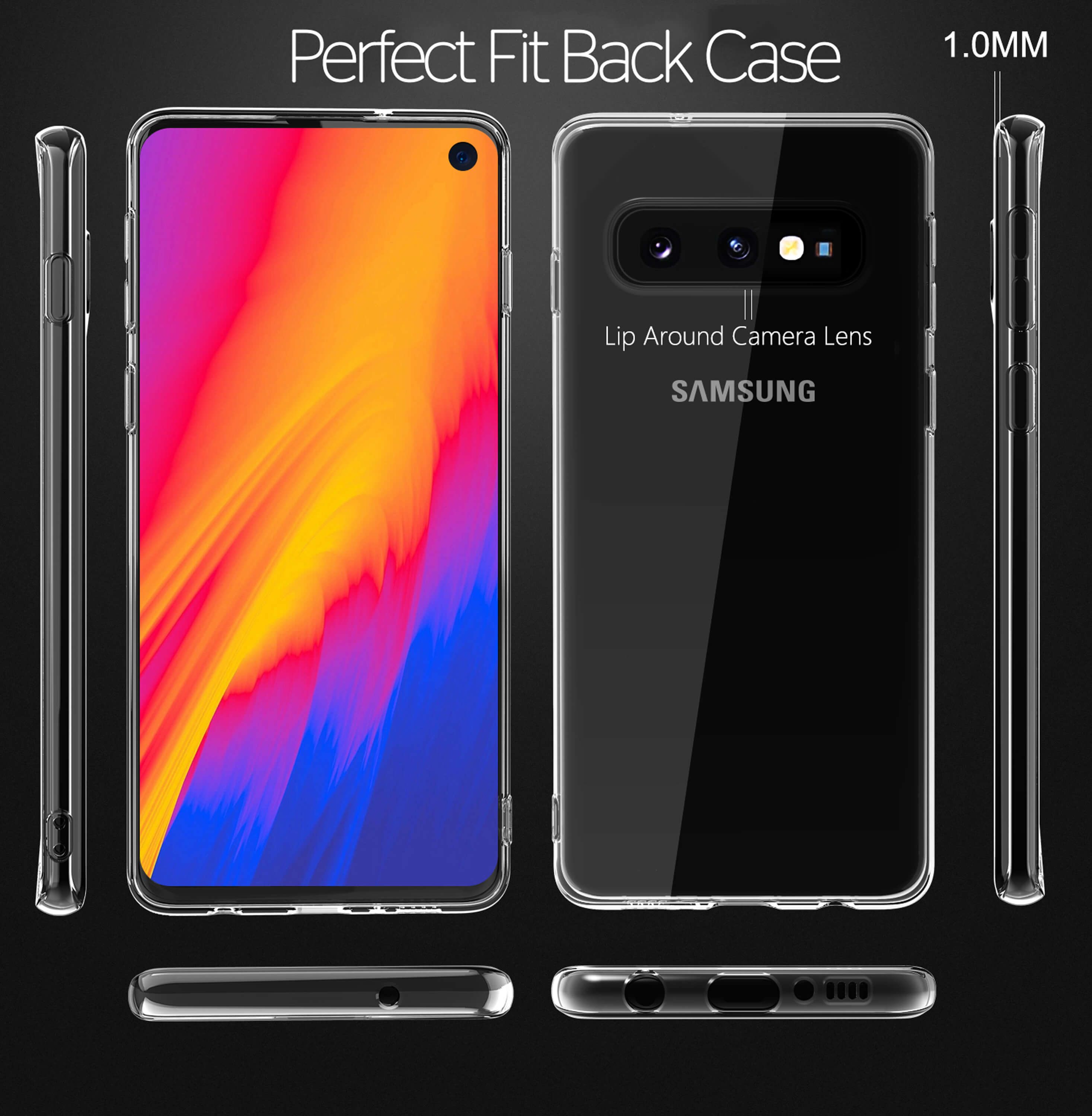 thumbnail 38 - For Samsung Galaxy S7 S8 S9 Case Shockproof Silicone Protective Clear Gel Cover