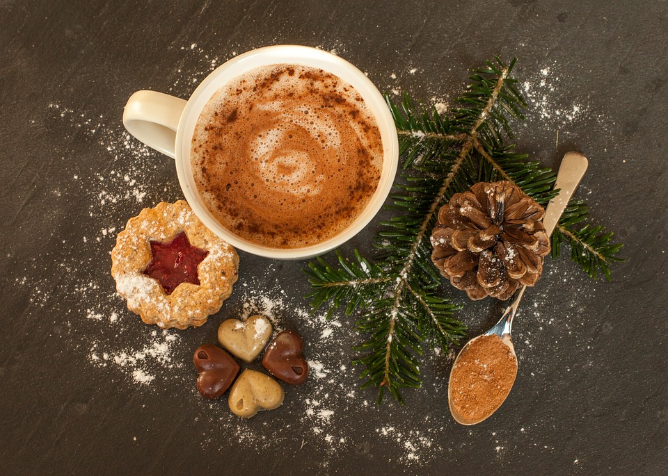 Christmas hot chocolate cookies