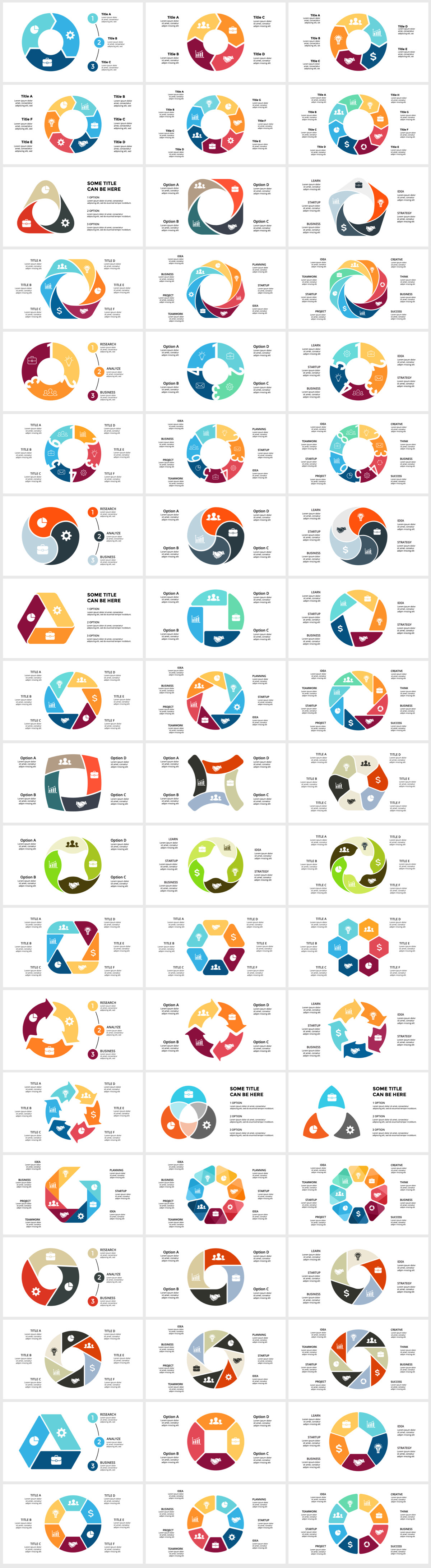 Huge Infographics Bundle! Lifetime Updates! PowerPoint, Photoshop, Illustrator. - 189
