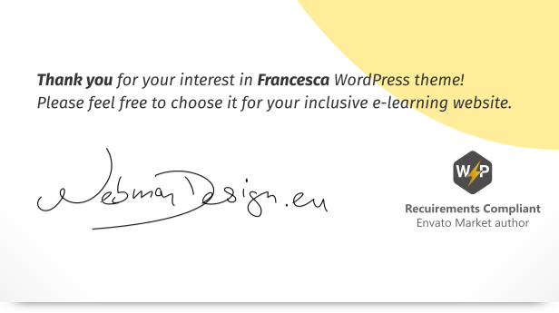 Francesca - Accessible Tutor WordPress Theme - 7