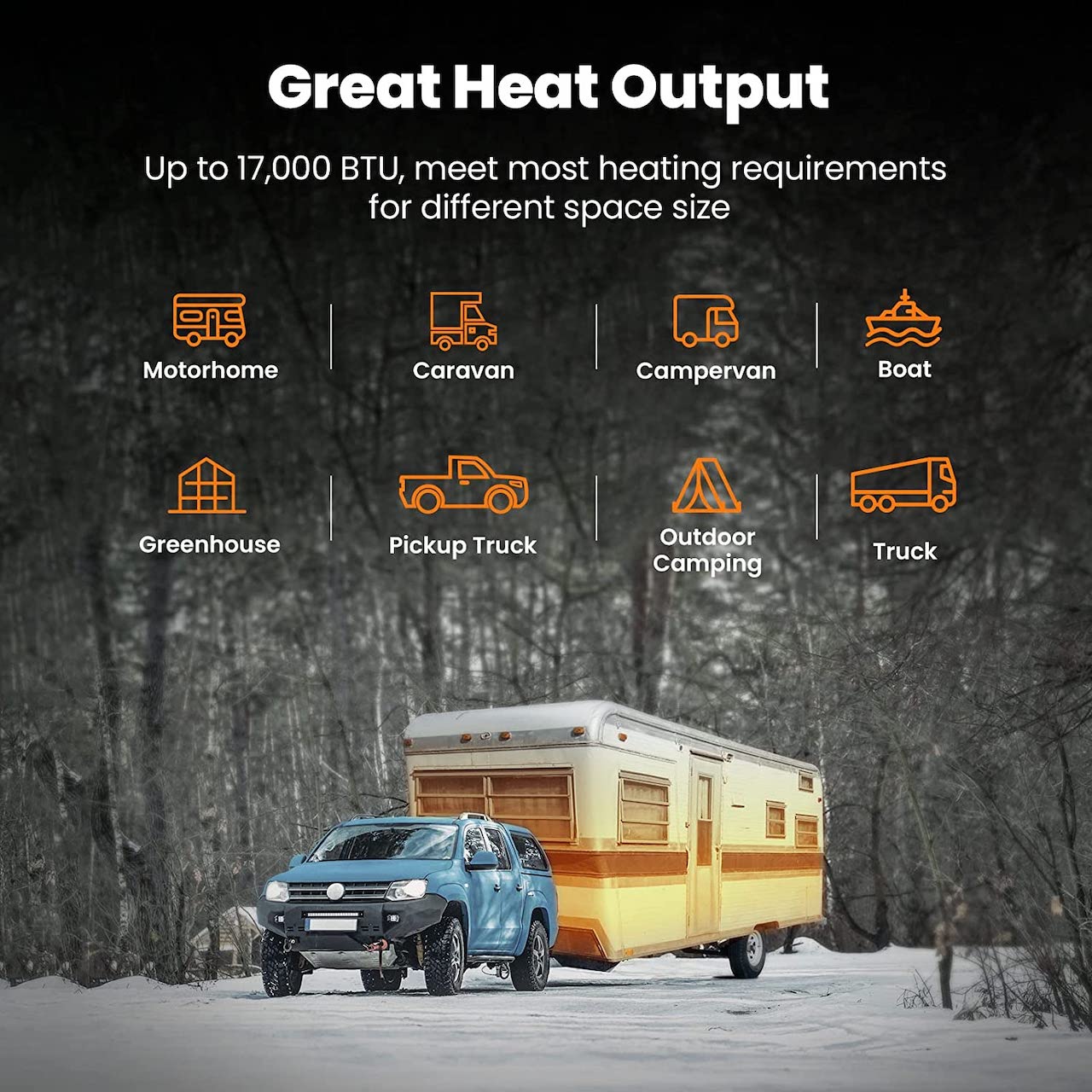 Maxpeedingrods Heaters bring the Heat in your Vehicle with flexible Installation and Smartphone App Control