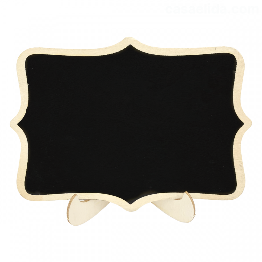 Mini pizarra 11.5x15x6cm, madera