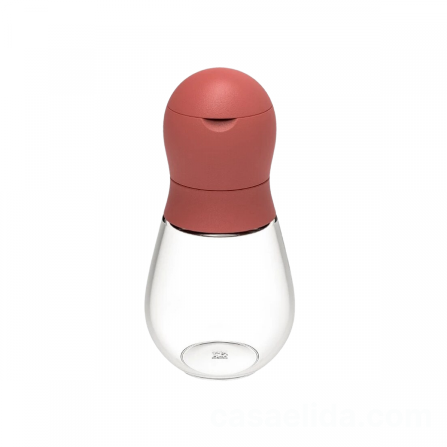 Molinillo de pimienta rojo claro, 13x6x6cm